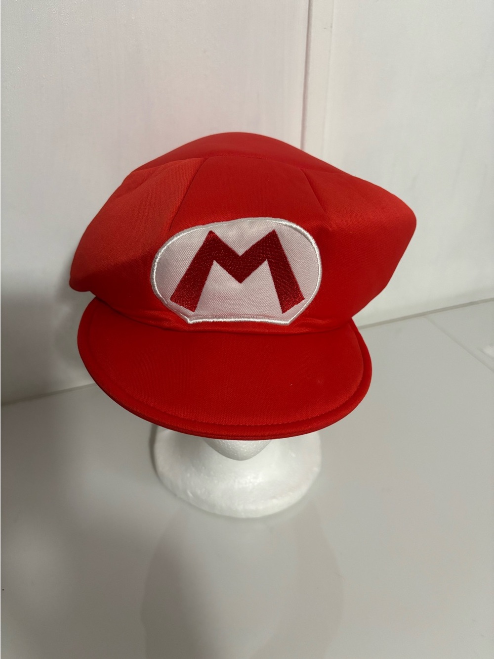 Super Mario Bros Red Hat Cap One Size Fits Most Kids Costume Cosplay Halloween